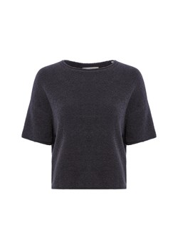 Marc O'Polo Damska koszulka z dzianiny Kobiety antracytowy wypukły wzór tkaniny ze sklepu vangraaf w kategorii Swetry damskie - zdjęcie 189102907