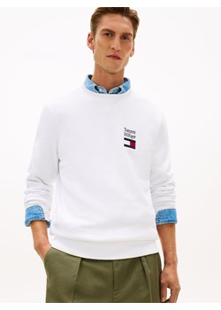 Tommy Hilfiger Bluza męska Mężczyźni biały jednolity ze sklepu vangraaf w kategorii Bluzy męskie - zdjęcie 189102926