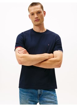 Tommy Hilfiger Koszulka męska Mężczyźni Bawełna granatowy jednolity ze sklepu vangraaf w kategorii T-shirty męskie - zdjęcie 189102945