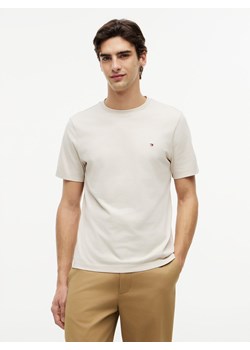 Tommy Hilfiger Koszulka męska Mężczyźni Bawełna beżowy jednolity ze sklepu vangraaf w kategorii T-shirty męskie - zdjęcie 189102949