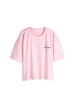 GATE Luźna bawełniana koszulka z nadrukiem 34 ze sklepu gateshop w kategorii Bluzki damskie - zdjęcie 189103056