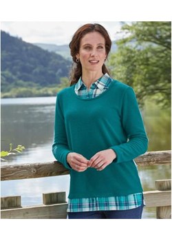 Sweter-koszula 2 w 1 ze sklepu atlas-for-men w kategorii Swetry damskie - zdjęcie 189103137