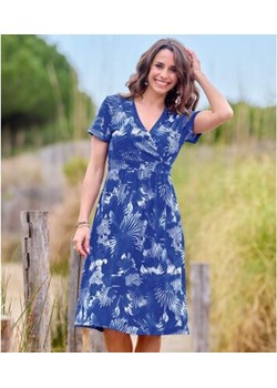 Kopertowa sukienka z nadrukiem ze sklepu Atlas For Men w kategorii Sukienki - zdjęcie 189103226