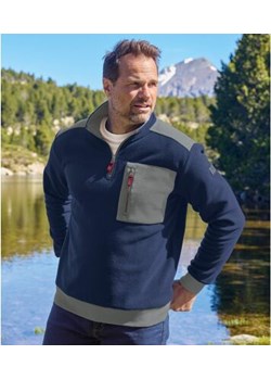 Bluza polarowa z suwakiem Outdoor ze sklepu Atlas For Men w kategorii Swetry męskie - zdjęcie 189103248