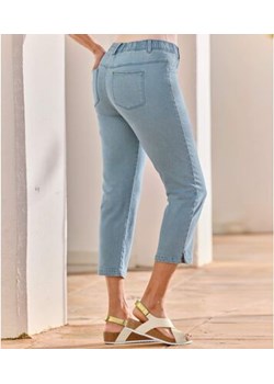 Spodnie jegginsy 7/8 z letniego jeansu ze stretchem ze sklepu Atlas For Men w kategorii Spodnie damskie - zdjęcie 189103266