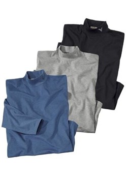 Zestaw 3 półgolfów ze sklepu Atlas For Men w kategorii Swetry męskie - zdjęcie 189103298