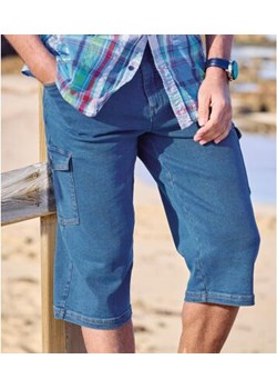 Jeansowe spodnie 3/4 ze stretchem ze sklepu Atlas For Men w kategorii Spodnie męskie - zdjęcie 189103328