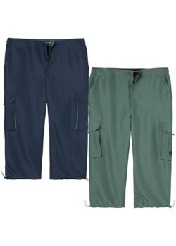 Zestaw 2 par spodni bojówek 3/4 z mikrofibry ze sklepu Atlas For Men w kategorii Spodnie męskie - zdjęcie 189103449