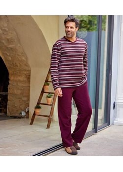 Piżama z mikropolaru w paski ze sklepu Atlas For Men w kategorii Piżamy męskie - zdjęcie 189103468