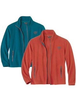 Zestaw 2 outdoorowych bluz z mikropolaru ze sklepu Atlas For Men w kategorii Bluzy męskie - zdjęcie 189103499