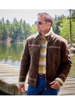 Kurtka z kożuszkiem sherpa ze sklepu Atlas For Men w kategorii Kurtki męskie - zdjęcie 189103615