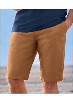 Letnie bermudy z lnu i bawełny ze sklepu Atlas For Men w kategorii Spodenki męskie - zdjęcie 189103626