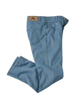 Niebieskie jeansy ze stretchem ze sklepu Atlas For Men w kategorii Jeansy męskie - zdjęcie 189103668