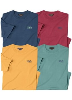 Zestaw 4 koszulek Travel ze sklepu Atlas For Men w kategorii T-shirty męskie - zdjęcie 189103679