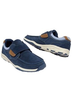 Mokasyny z rzepem w żeglarskim stylu ze sklepu Atlas For Men w kategorii Mokasyny męskie - zdjęcie 189103725