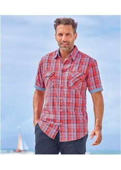 Popelinowa koszula w kratę ze sklepu Atlas For Men w kategorii Koszule męskie - zdjęcie 189103765