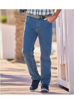 Niebieskie jeansy regular ze stretchem ze sklepu Atlas For Men w kategorii Jeansy męskie - zdjęcie 189103855