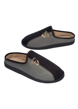 Kapcie ze sztucznego zamszu i polaru ze sklepu Atlas For Men w kategorii Kapcie męskie - zdjęcie 189103889