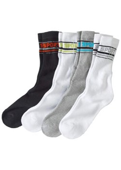 Zestaw 4 par sportowych skarpet ze sklepu Atlas For Men w kategorii Skarpetki męskie - zdjęcie 189103955