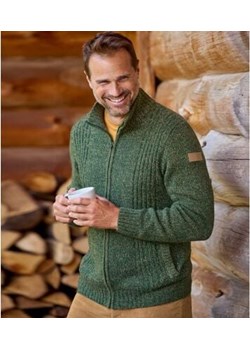 Trykotowy kardigan z suwakiem Forest ze sklepu Atlas For Men w kategorii Swetry męskie - zdjęcie 189103968