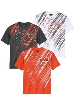 Zestaw 3 koszulek Active Sport ze sklepu Atlas For Men w kategorii T-shirty męskie - zdjęcie 189104087