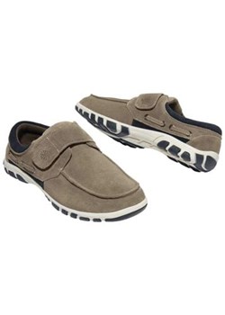 Mokasyny z rzepem w żeglarskim stylu ze sklepu Atlas For Men w kategorii Mokasyny męskie - zdjęcie 189104208