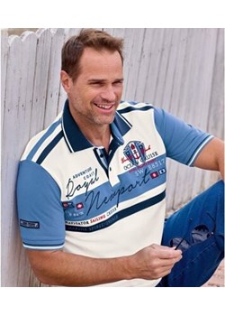 Koszulka polo z piki ze stretchem Yachting Club ze sklepu Atlas For Men w kategorii T-shirty męskie - zdjęcie 189104398