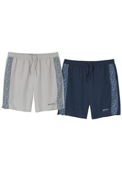 Zestaw 2 par sportowych szortów z mikrofibry ze sklepu Atlas For Men w kategorii Spodenki męskie - zdjęcie 189104408