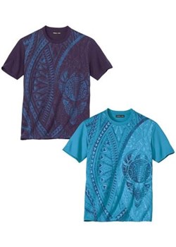 Zestaw 2 koszulek z maoryskim nadrukiem ze sklepu Atlas For Men w kategorii T-shirty męskie - zdjęcie 189104417