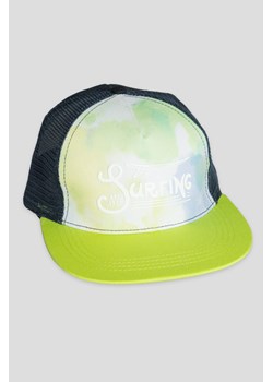 Zielona czapka z daszkiem tie dye SURFING, Rozmiar -  r2, Kolor - Multikolor ze sklepu REPORTER w kategorii Czapki dziecięce - zdjęcie 189104646