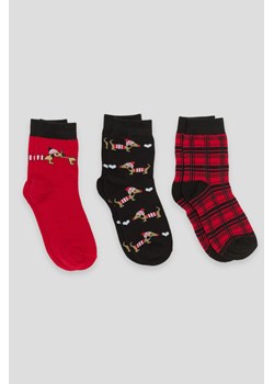 Zestaw świątecznych skarpet 3-PAK, Rozmiar -  31, Kolor - Multikolor ze sklepu REPORTER w kategorii Skarpetki dziecięce - zdjęcie 189104846