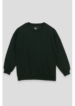 Czarna prążkowana bluza dresowa z napisami, Rozmiar - 140, Kolor - Czarny ze sklepu REPORTER w kategorii Bluzy chłopięce - zdjęcie 189104887