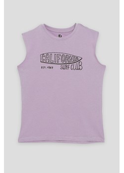 Fioletowy t-shirt bez rękawów CALIFORNIA SURF CLUB, Rozmiar - 152, Kolor - Fioletowy ze sklepu REPORTER w kategorii T-shirty chłopięce - zdjęcie 189105177