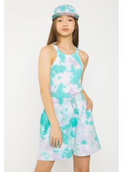 Turkusowy top na ramiączkach TIE DYE, Rozmiar - 152, Kolor - Multikolor ze sklepu REPORTER w kategorii Bluzki dziewczęce - zdjęcie 189105366