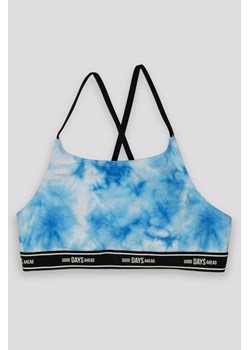 Niebieski strój kąpielowy dwuczęściowy tie dye, Rozmiar - 140, Kolor - Multikolor ze sklepu REPORTER w kategorii Staniki dla dziewczynki - zdjęcie 189105575