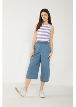 Niebieskie spodnie typu CULOTTY, Rozmiar - 146, Kolor - Niebieski ze sklepu REPORTER w kategorii Spodnie dziewczęce - zdjęcie 189105585
