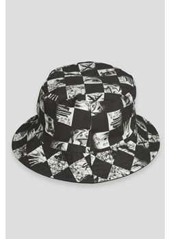 Czarny kapelusz typu bucket hat, Rozmiar -  r1, Kolor - Multikolor ze sklepu REPORTER w kategorii Czapki dziecięce - zdjęcie 189105637