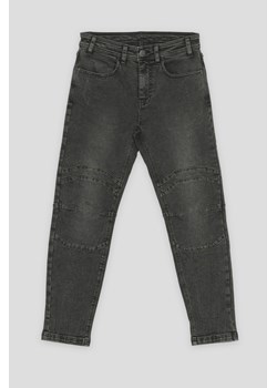 Szare proste jeansy z przeszyciami, Rozmiar - 146, Kolor - Ciemny szary ze sklepu REPORTER w kategorii Spodnie chłopięce - zdjęcie 189105746