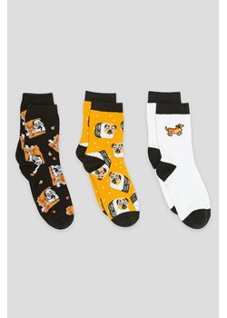 Wzorzyste skarpety 3-PAK, Rozmiar -  31, Kolor - Multikolor ze sklepu REPORTER w kategorii Skarpetki dziecięce - zdjęcie 189105878