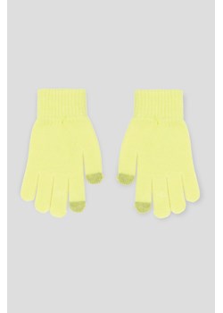 Żółte rękawiczki z możliwością dotyku ekranu, Rozmiar -  r2, Kolor - Żółty ze sklepu REPORTER w kategorii Rękawiczki dziecięce - zdjęcie 189105897