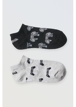 Wzorzyste skarpety 2-PAK, Rozmiar -  34, Kolor - Multikolor ze sklepu REPORTER w kategorii Skarpetki dziecięce - zdjęcie 189106346