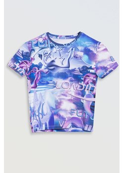 Top z kolorowym nadrukiem na całości, Rozmiar - 158, Kolor - Multikolor ze sklepu REPORTER w kategorii Bluzki dziewczęce - zdjęcie 189106656