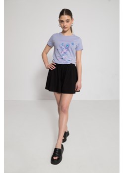 Czarne krótkie spodenki z szerokimi nogawkami, Rozmiar - 170, Kolor - Czarny ze sklepu REPORTER w kategorii Spodenki dziewczęce - zdjęcie 189106665