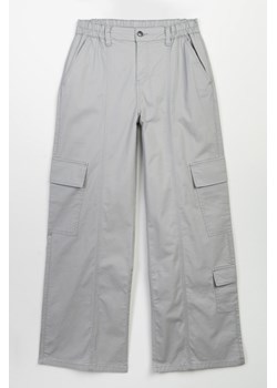 Szare spodnie WIDE LEG z przestrzennymi kieszeniami, Rozmiar - 170, Kolor - Szary ze sklepu REPORTER w kategorii Spodnie dziewczęce - zdjęcie 189106749