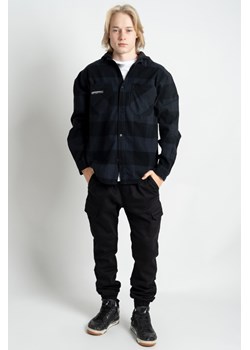 Czarne spodnie typu joggery z modnymi klapami na nogawkach, Rozmiar - 140, Kolor - Czarny ze sklepu REPORTER w kategorii Spodnie chłopięce - zdjęcie 189106885