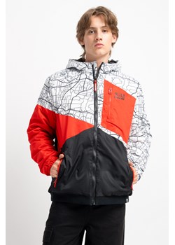 Wielobarwna ocieplana kurtka z kapturem, Rozmiar - 140, Kolor - Multikolor ze sklepu REPORTER w kategorii Kurtki chłopięce - zdjęcie 189107228