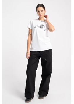 Czarne spodnie z tkaniny bawełnianej WIDE LEG, Rozmiar - 140, Kolor - Czarny ze sklepu REPORTER w kategorii Spodnie dziewczęce - zdjęcie 189107706