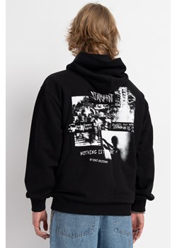 Czarna bluza REGULAR z kapturem z autorską grafiką z tyłu, Rozmiar - 140, Kolor - Czarny ze sklepu REPORTER w kategorii Bluzy chłopięce - zdjęcie 189108215