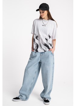 Jasnoniebieskie jeansy BALLOON, Rozmiar - 170, Kolor - Niebieski ze sklepu REPORTER w kategorii Spodnie dziewczęce - zdjęcie 189108239