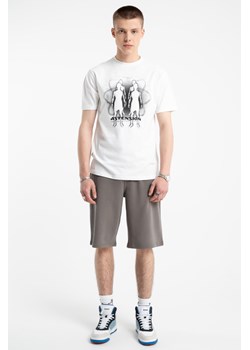 Szare krótkie spodenki dresowe REGULAR bez nadruków, Rozmiar - 170, Kolor - Szary ze sklepu REPORTER w kategorii Spodenki chłopięce - zdjęcie 189108809